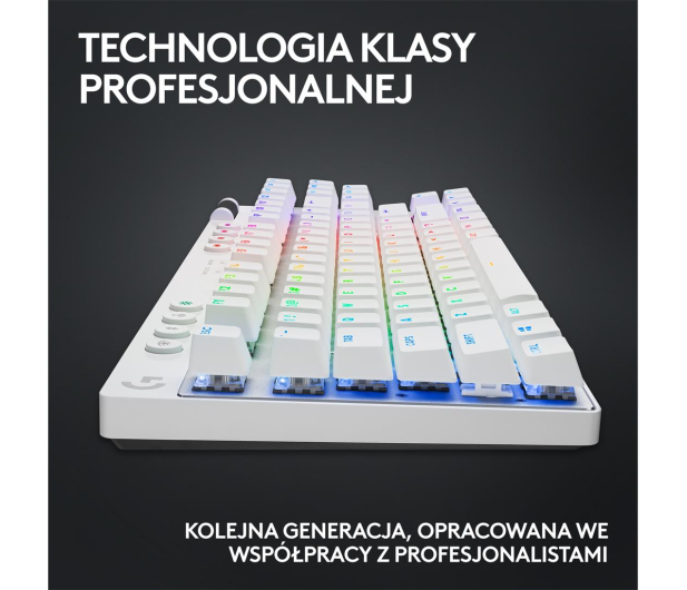 LOGITECH G PRO X TKL Lightspeed Tactile biały - 1172773 - zdjęcie 13